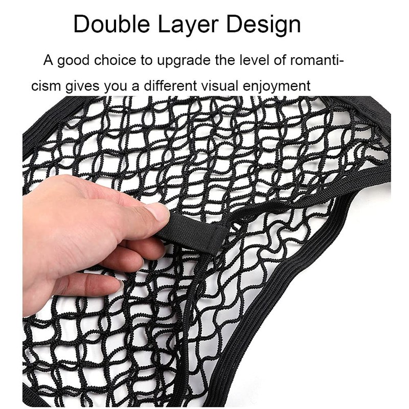 Seepong 2 Pack Large Cargo Net for Trunk, RV, Boats