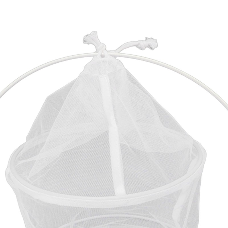 Cylindrical Iron Frame Hanging Cage Butterfly Habitat Cage Ornamental Outdoor