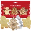 ScrapCooking - Set of 3 Cookie Cutters + Christmas Wooden