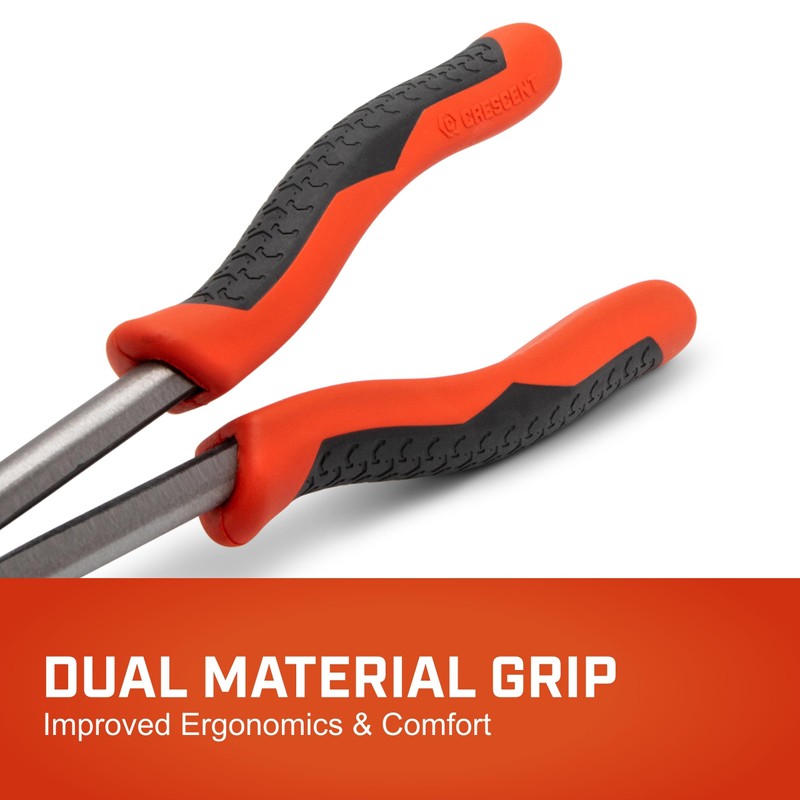 Crescent 13" X2™ Dual Material Long Reach Bent Nose Pliers