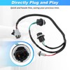 INFINAUTO 81565-0C070 Left Tail Light Socket Wiring Harness for Toyota