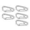 5 Pcs Spring Hook 316 Stainless Steel Carabiner Clip Heavy
