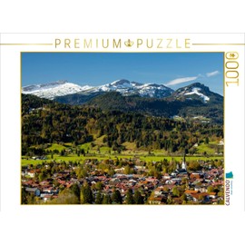CALVENDO Oberstdorf Puzzle 1000 Pieces Laying Size 64 x 48 cm Photo Puzzle Picture by Walter G. Allgöwer