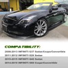 GaofeiLTF Mirror Cap Covers Fits for 2008-2015 Infiniti G37 G25