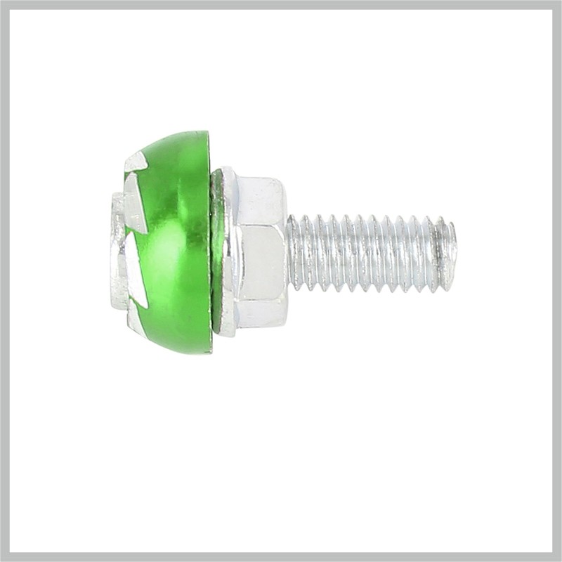 RATCHROLL 4pcs 6mm Metal Motorcycle License Plate Frame Bolt Screw