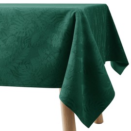 Filumi Eris Tablecloth 120 x 240 cm Dark Green Washable for Indoor Outdoor Use Monster Pattern
