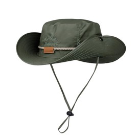 Tomedeks Sun Hats for Men,Safari Hat,Bucket Hat Men,UPF 50 Sun Hats Wide Brim Summer Mesh UV Protection Safari Hat Fishing Walking Hiking Boonie Hats for Men Chin Strap Waterproof & Breathable