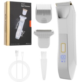 Unbranded 2-in-1 Bikini Trimmer for Women, Painless Body & Pubic Shaver, IPX7 Waterproof