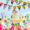 HOWAF Tropical Birds Decorations,16 Pieces Luau Hawaiian Toucan Parrot Birthday