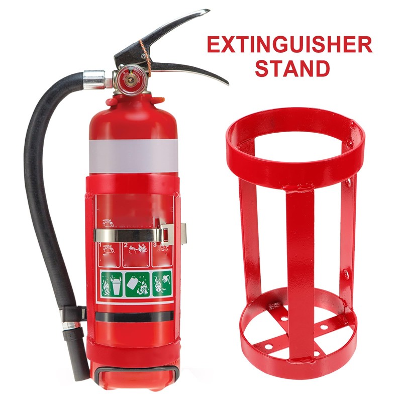 HOMSFOU Metal Holder Stand Extinguisher Base for Office Easy Installation