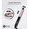 FARERY Travel Curling Iron for Short Hair, 3/4 Inch, Dual