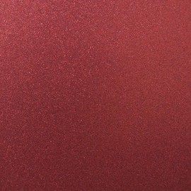 Best Creation 12-Inch by 12-Inch Glitter Cardstock, Wine Red