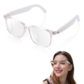 Varnolix AI Translation Bluetooth Glasses,Smart Glasses for Women with GPT AI Real-Time Translator (144 Languages) - Bluetooth Audio Glasses for Travel, Business Meetings & Study