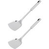 Metal Wok Spatula Turner - Pack of 2 - Stainless