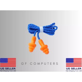 Pack Reusable Hearing Noise Cancelling Safety Earplugs Silicone Corded Ear Plugs - 1 Pack