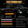 JMTBNO 2Pcs 60" Running Board LED Light Side Step Strip