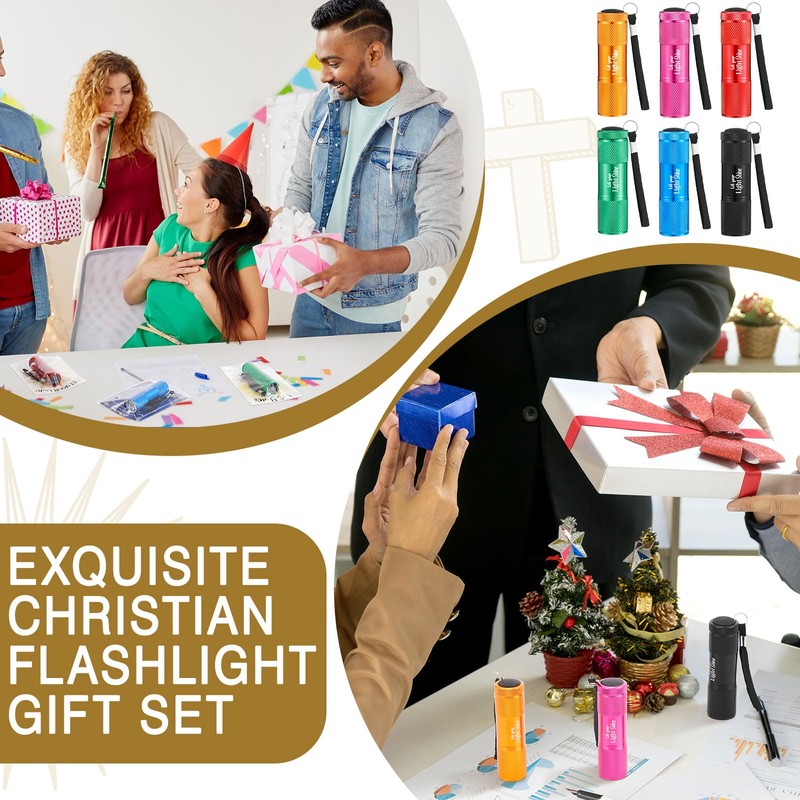 48 Set Mini Christian Flashlight Bulk