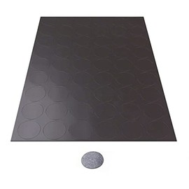 first4magnets F4MA430C-1 - Calamite adesive circolari, 30 mm (diametro) x 0,7 mm