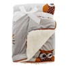 Luxurious Beautiful Ultra-Soft Fleece Baby Sherpa 2 Layer Blanket with