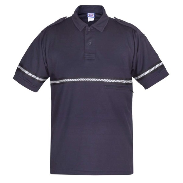 First Class Bike Patrol Shirt with Reflective Striping - High