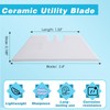 Lanties 10 Pack Ceramic Utility Blades High Hardness Replacement Blades