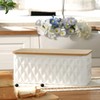 HOME PALETTE Large Bread Box for Kitchen Countertop Corner Breadbox