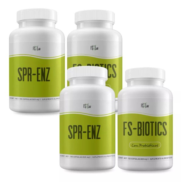 Natural Slim Kit De 2 Probióticos Y 2 Enzimas Naturalslim Frank Suárez
