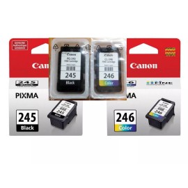 Canon Genuine Canon 245 246 Black/Color Ink Cartridges for MX490 492 TR4520 Printer