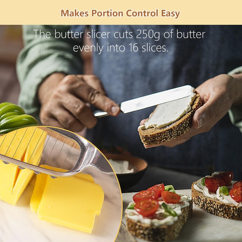 Butter & Cheese Slicer, Multipurpose Cheese Cutter Food Slicer, Sharp
