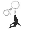 BAMAY Anime Whale Keyring Acrylic Wallet Car Key Chain Shark