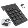 Wireless Numeric Keypad 2.4G Portable Ergonomic Mini Numpad with USB