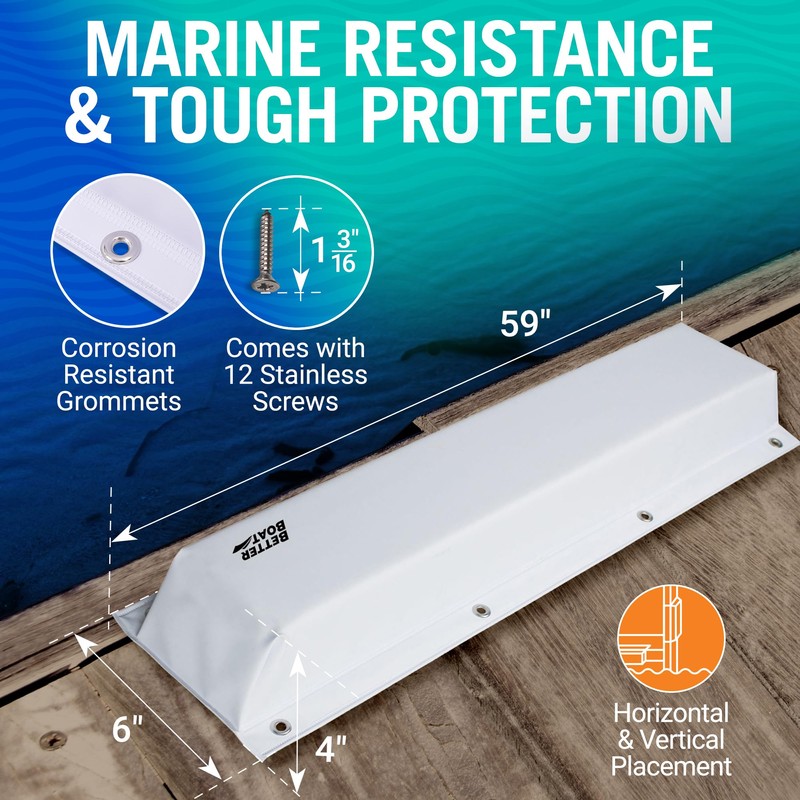 Boat Dock Bumper Guards with Screws Dock Boat Bumpers for