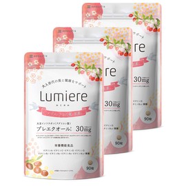 ルミエル プレエクオール サプリメント 大豆イソフラボン 和漢 マルチビタミン 女性のゆらぎ 30日分 (3)