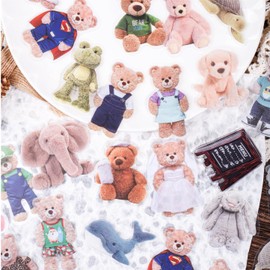 120pcs Scrapbook Stickers Vintage Cute Dolls Scrapbooking Junk Journal Crafts Embelishment Decoration Stickers (wanou)