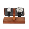Oirlv SM21502 Wooden Watch Stand, For 2 Pieces, Display, Storage,