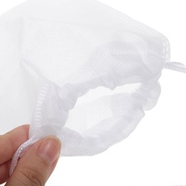 Kisangel 10pcs Bait Bag Mesh Bag Fishing Bait Mesh Bag Bait Storage Bag Fishing Bait Bag Fishing Lure Net Fishing Net Bag Bait Net Bag Non-woven Fabric Net Bag White Fishnet Bag Drawstring
