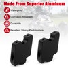 Aluminum Adjustable Motorcycle Handlebar Risers for 2019-2025 Can-Am Ryker Rally
