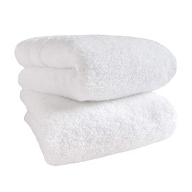 Sensui Ko Premium Ultra Long Cotton, Made in Japan, Mini Bath Towels, Set of 2, Instant Absorption, Antibacterial, Odor Resistant, Quick Drying, Smooth, Premium Cotton, Fluffy, Sweet Twist, Osaka