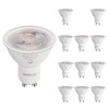 GEPLAD 12-Pack GU10 LED Bulbs 6W, Dimmable, 3000K Soft White