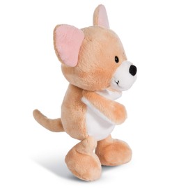 NICI 45104 Cuddly Toy Chihuahua 20 cm, Plush Toy for Girls, Boys and All Dog Lovers, Beige