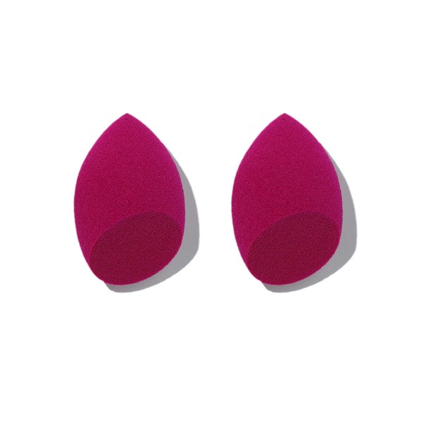 e.l.f. Cosmetics Total Face Sponge Duo, 2 Count, Fuchsia Pink