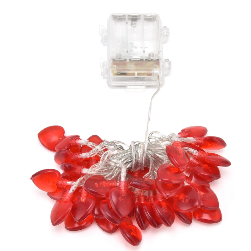 Heart Shape 20LED String Lights 2M Copper Wire Light for
