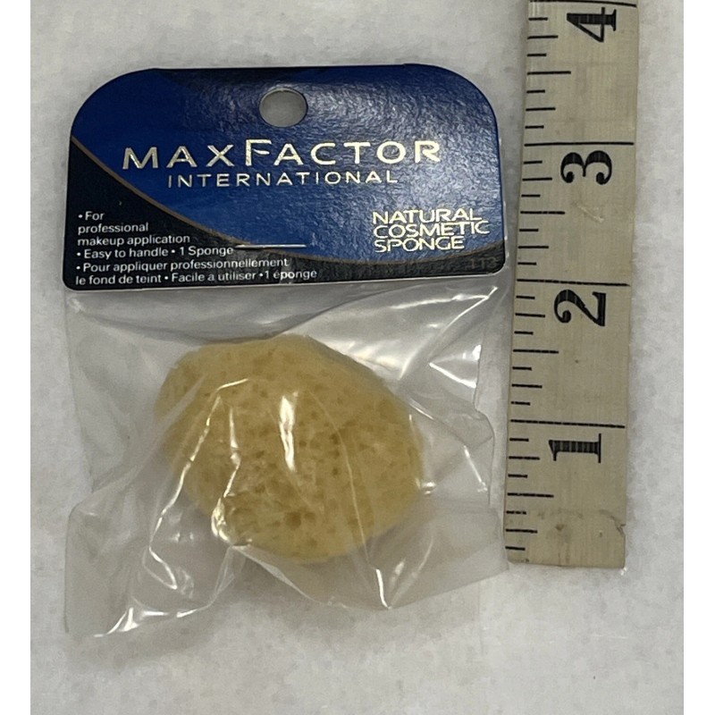 Max Factor International Natural Cosmetics Sponge Applicator Rare HTF