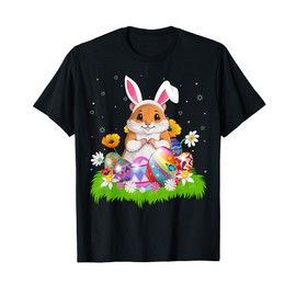 Hamster Easter Egg Hunt Bunny Ear Hamster Easter Sunday T-Shirt