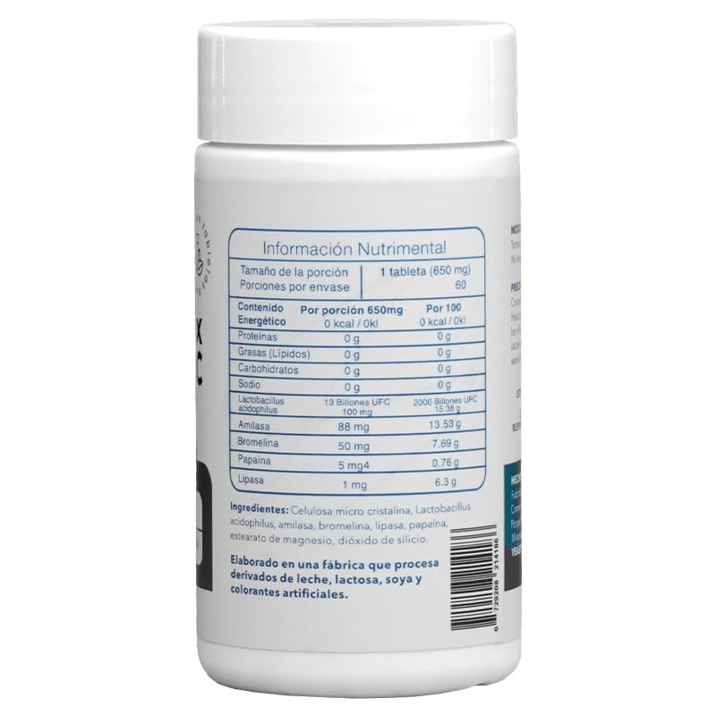 Enzime Mix Probiotic Essentials Innovation Enzimas digestivas Probioticos 60 Tabletas