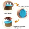 SLSON 4 Pack Pet Food Can Cover Set, Universal Silicone