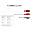 TEKTON Phillips Screwdriver Set - 4, 8 Inch Shanks, 8-Piece
