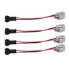 4pcs Fuel Injector Harness Adapter for DENSO Female to EV1