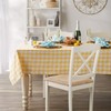 DII DII Checkered Tabletop Collection 100% Cotton, Machine Washable, Tablecloth,