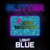 20"x180" (1.66FTx15FT) Light Blue Glitter Heat Transfer Vinyl Best HTV